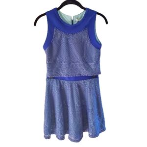 Miss Behave Girls Lacy Top and Skirt Set NWT